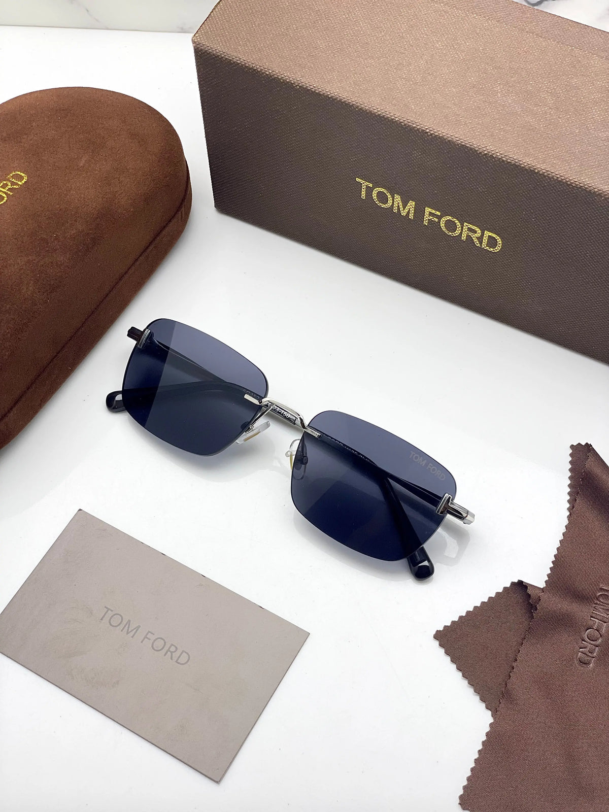 Tomford 452 Silver Black