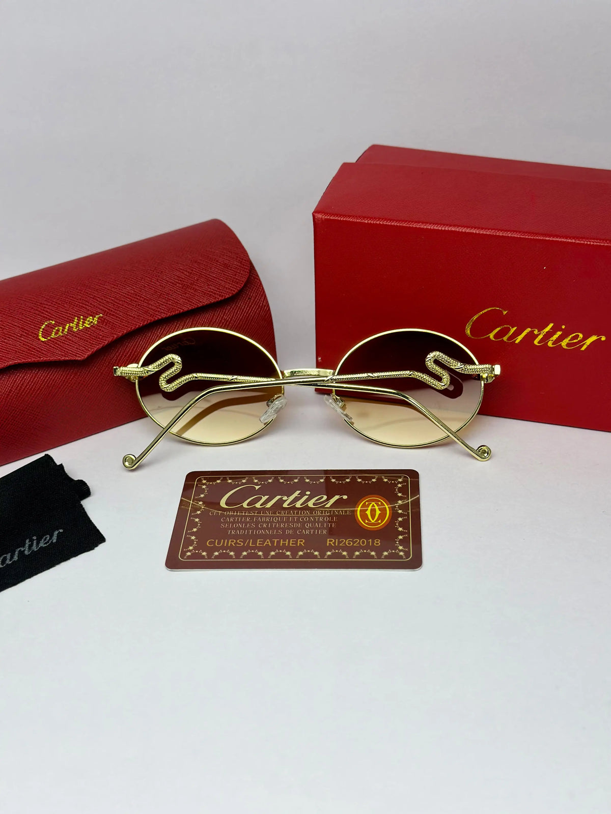 Cartier 7815 Gold Brown Shaded
