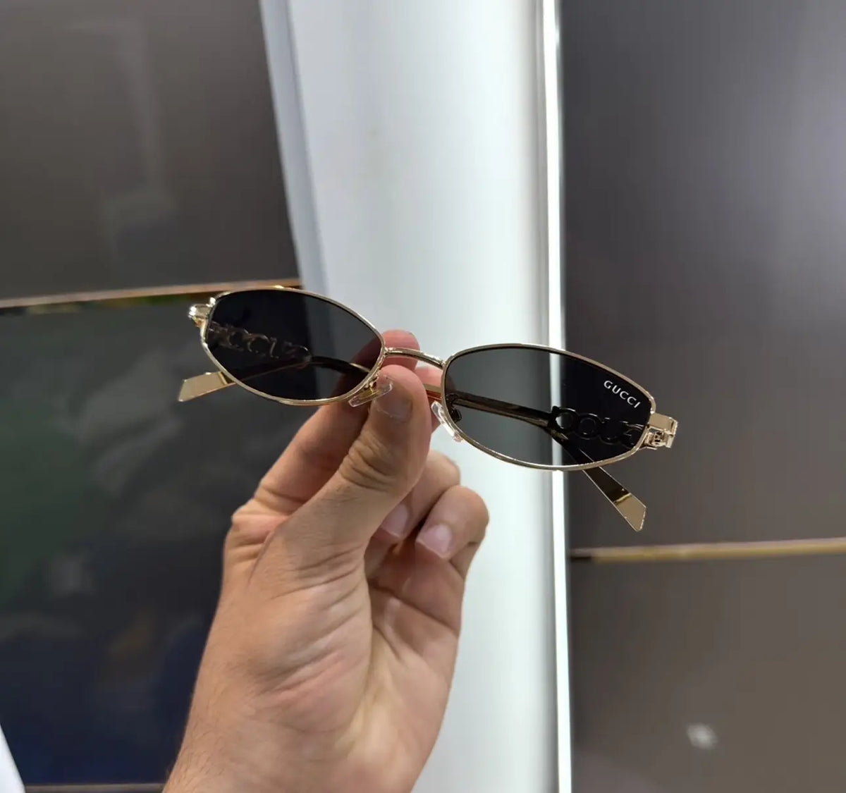 Gucc i Gold Black Premium Shades 2827
