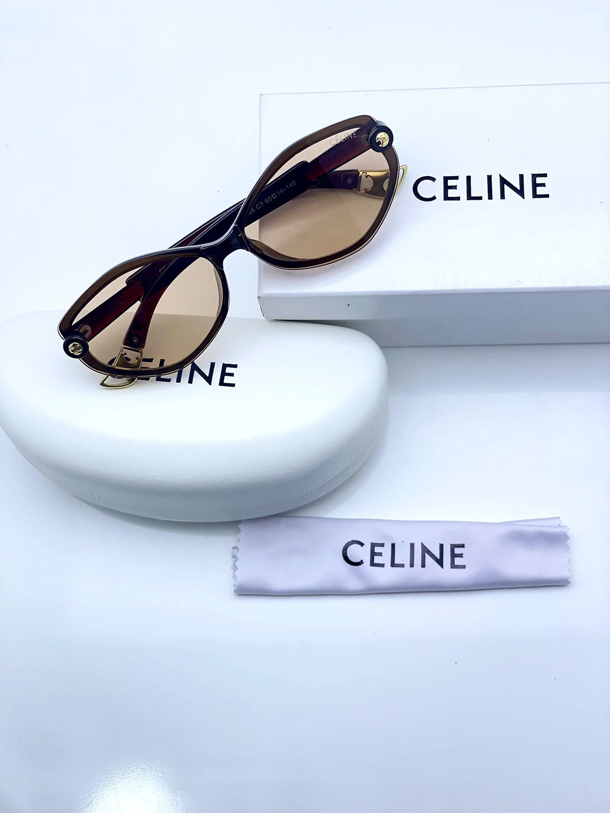 Celine 26055 Brown Peach