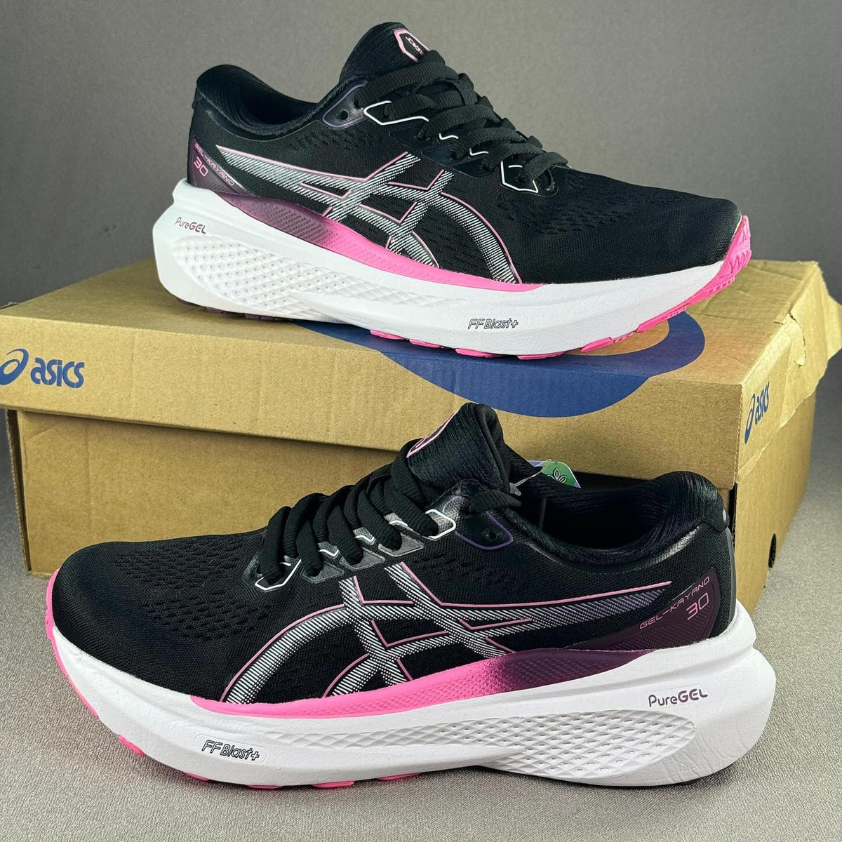 ASC GEL KAYANO 30 BLACK LILAC HINT