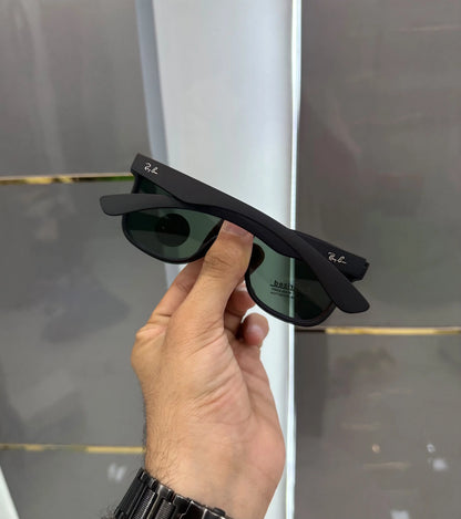 RayBan Black Green Matt Premium Shades 650