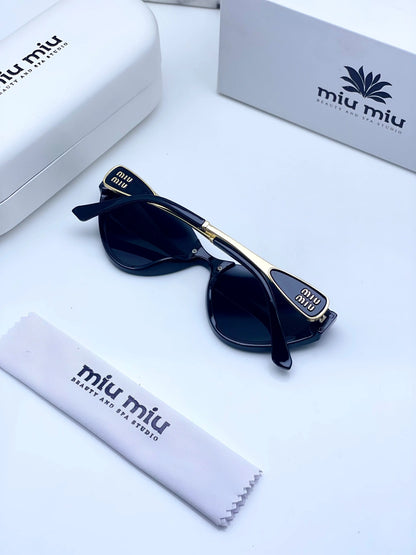 Miu Miu 26056 Gold Black
