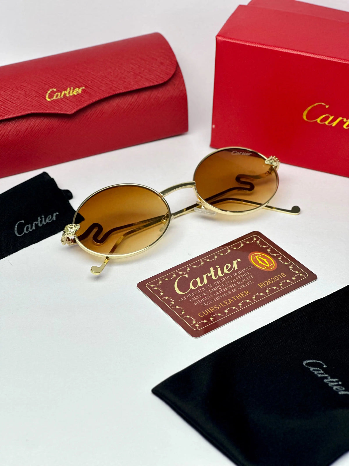 Cartier 7815 Gold Brown Shaded