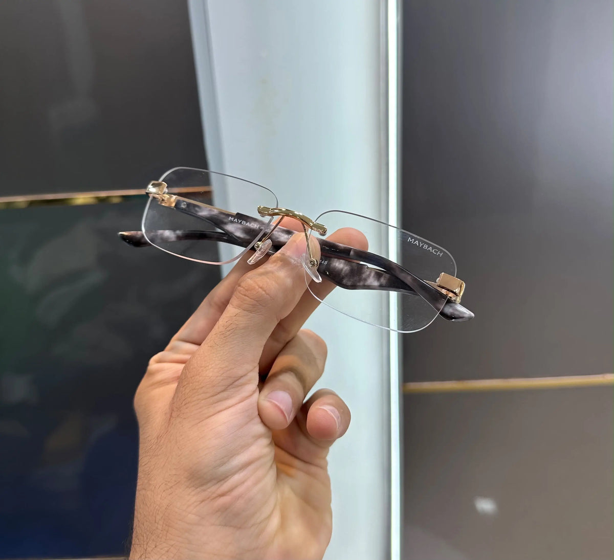 Maybach Black Marble Premium Glasses Z25