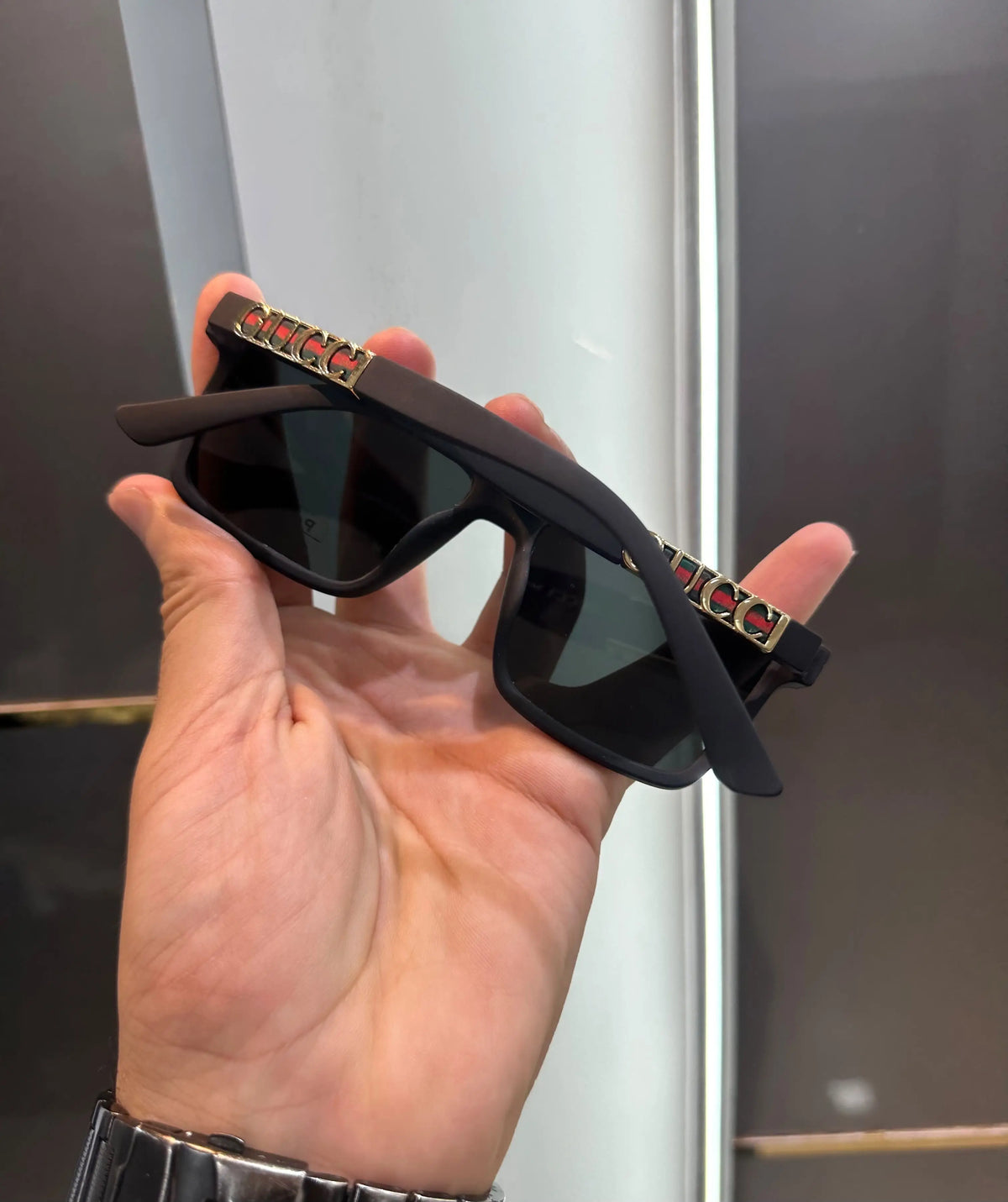 Gucc i Gold Black Matt Premium Shades 2030