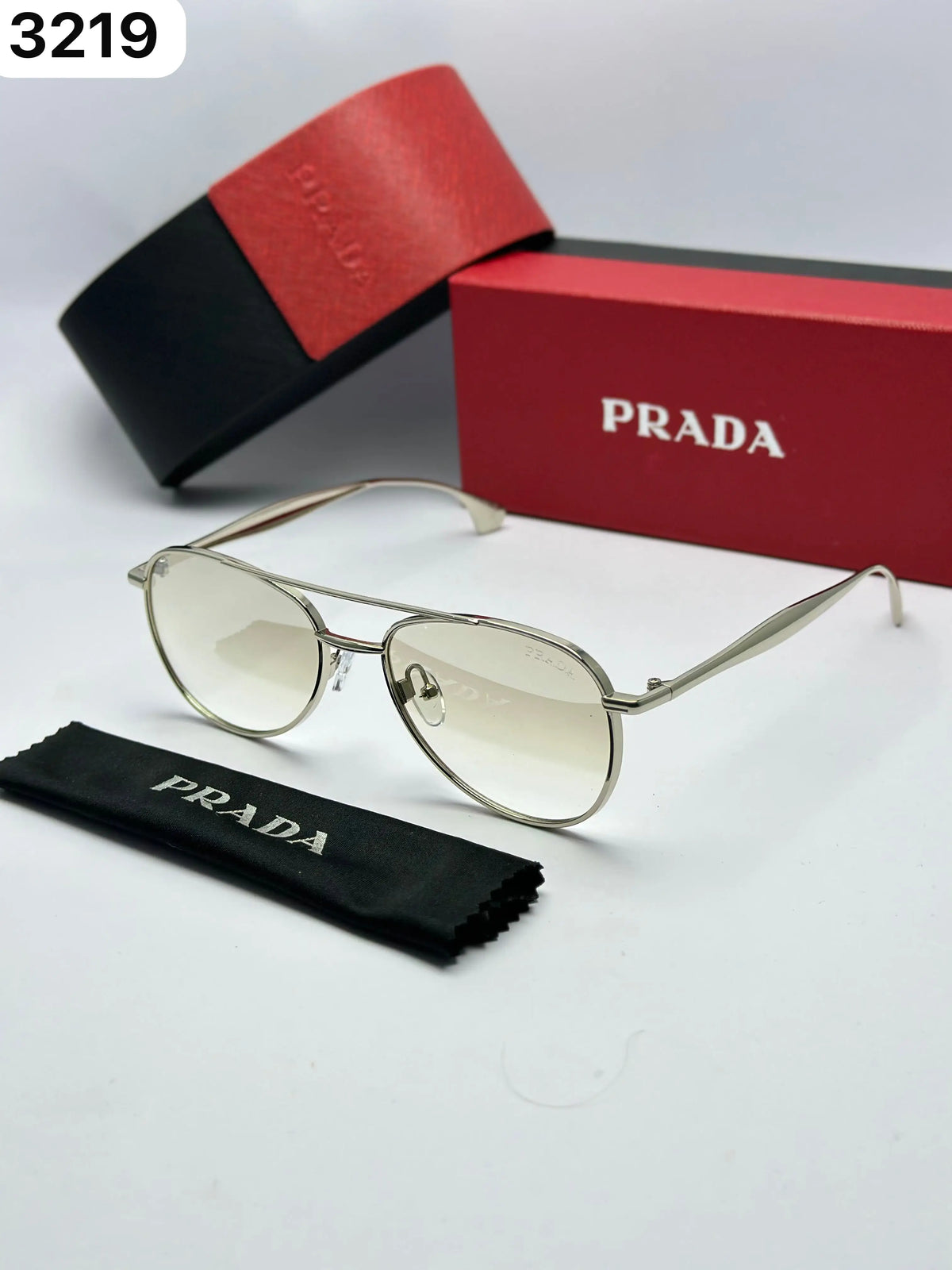 Prada 3219 Silver plano 
