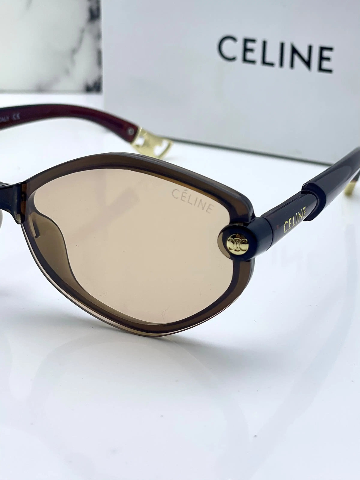 Celine 26055 Brown Peach