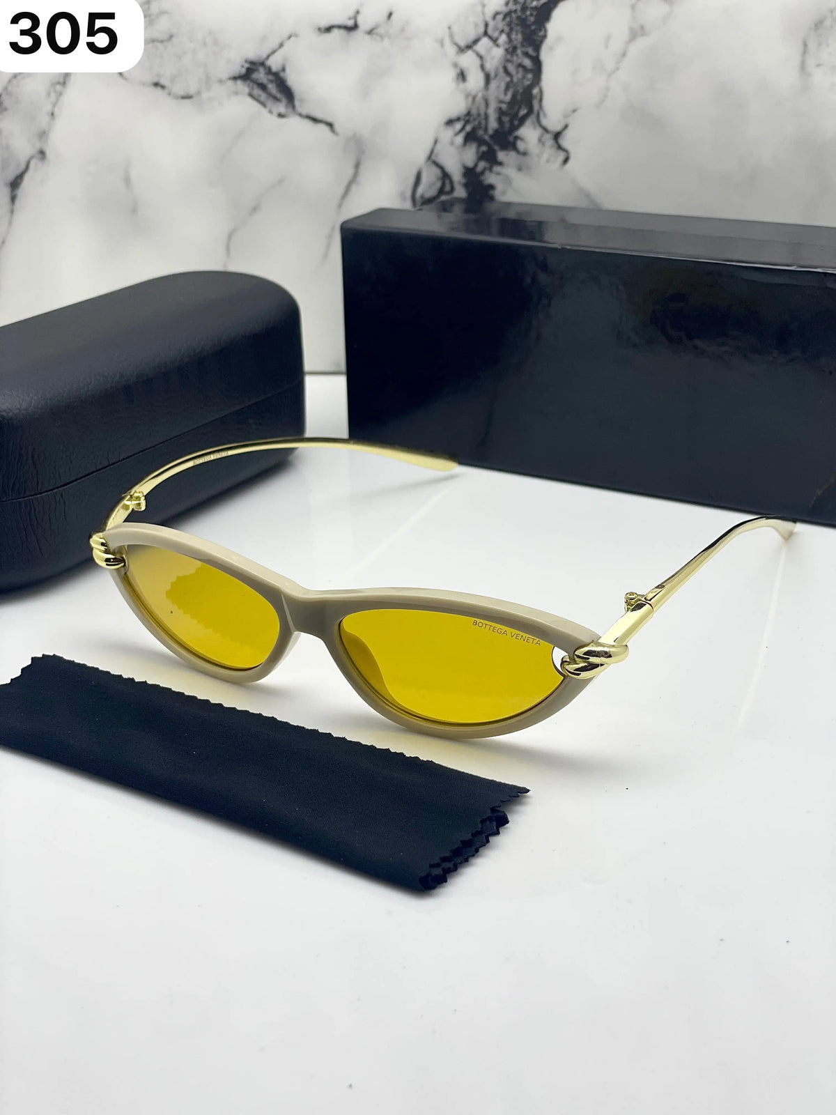 Bottega Veneta 305 Gold Cream Yellow