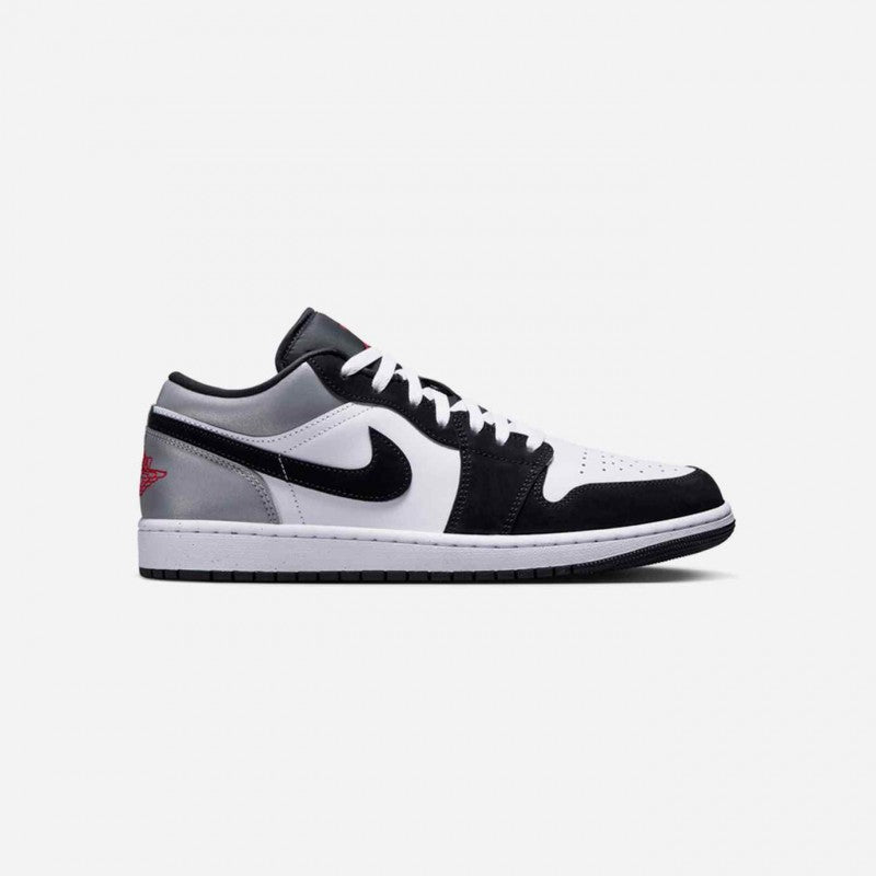 NK AIR JORDAN 1 LOW WHITE FIRE RED BLACK