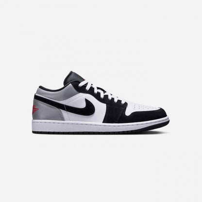 NK AIR JORDAN 1 LOW WHITE FIRE RED BLACK