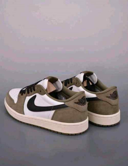 SALE NK AIR JORDAN 1 RETRO LOW OG MEDIUM OLIVE BLACK WHITE SAIL