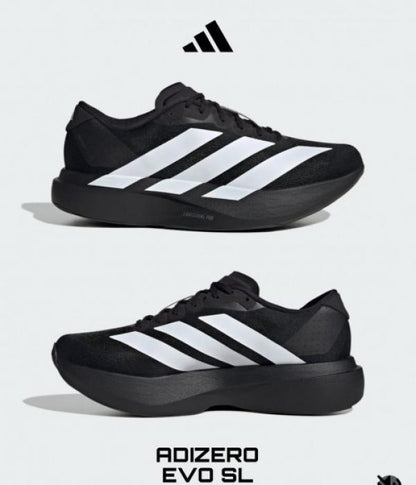 AD ADIZERO EVO SL BLACK WHITE
