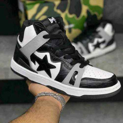 SALE A BATHINGAHPE HI BLACK LIGHT GREY