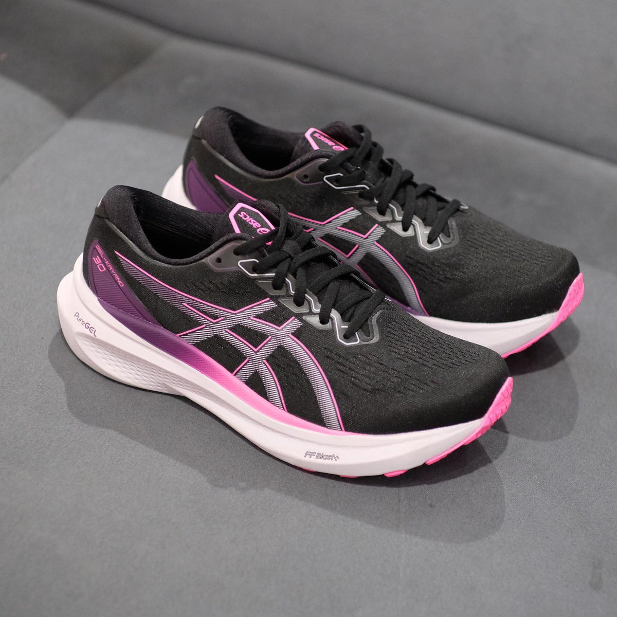 ASC GEL KAYANO 30 BLACK LILAC HINT