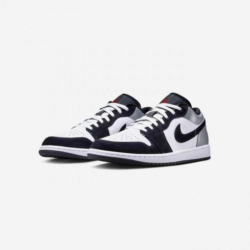 NK AIR JORDAN 1 LOW WHITE FIRE RED BLACK