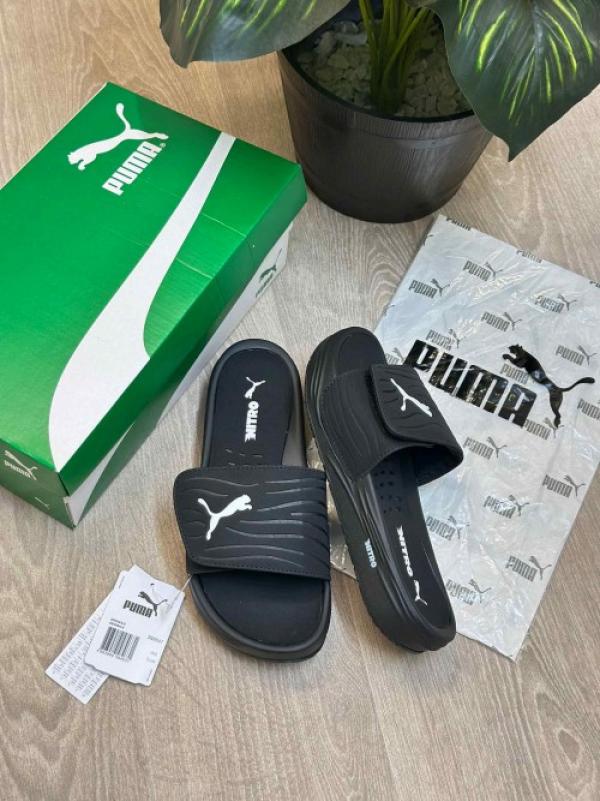 PummA Nitrocat V Adjust Comfort Premium all black SkySlides