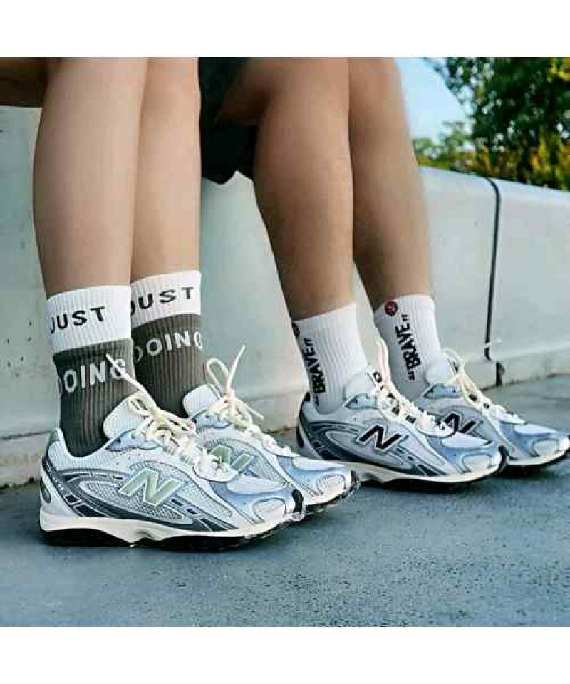 SALE NB SILVER METALIC GREEN