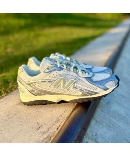 SALE NB SILVER METALIC GREEN