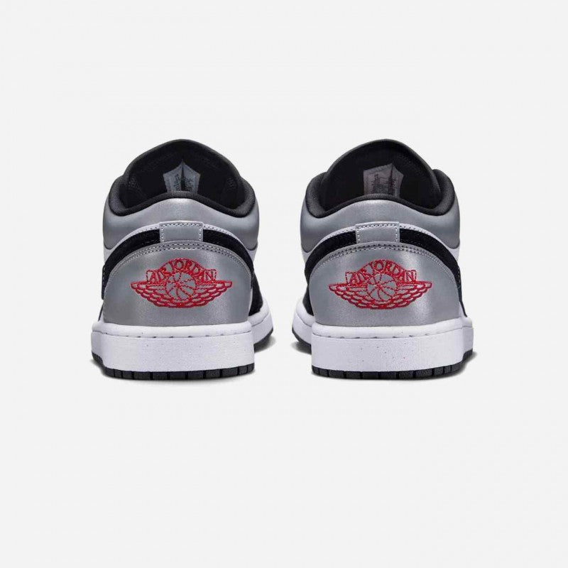 NK AIR JORDAN 1 LOW WHITE FIRE RED BLACK